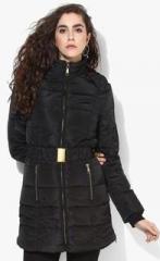 Kazo Black Solid Winter Jacket women