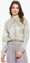 Kazo Silver Striped Jacket women