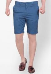 King & I Solid Blue Shorts men