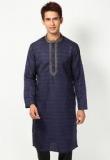 Kira Solid Navy Blue Kurta men