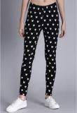 Kook N Keech Disney Black Printed Leggings women