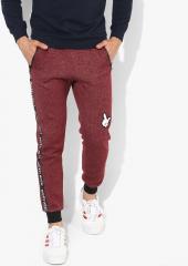 Kook N Keech Disney Burgundy Solid Joggers men