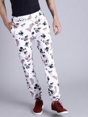 Kook N Keech Disney White Printed Joggers men