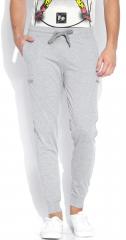 Kook N Keech Grey Melange Jogger Track Pants men