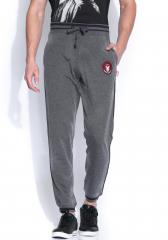 Kook N Keech Marvel Dark Grey Melange Track Pants men