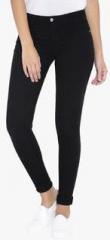 Kraus Black Mid Rise Slim Jeans women