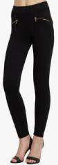 Kraus Black Solid Jeggings women