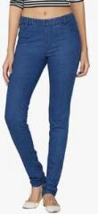 Kraus Blue Printed Jeggings women