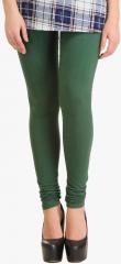 La Firangi Green Solid Legging women