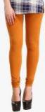 La Firangi Orange Solid Legging Women