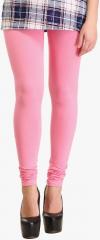 La Firangi Pink Solid Legging women