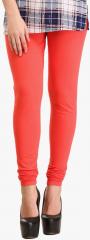 La Firangi Red Solid Legging women