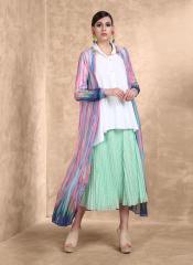 Label Ritu Kumar Multi Coloured Printed Shrug women