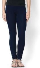 Lakshita Navy Blue Solid Leggings women