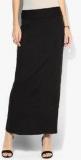 Latin Quarters Black Solid Skirt women