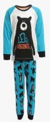 Lazy Shark Blue Night Suit boys