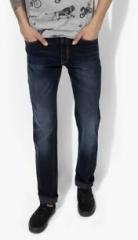 Lee Blue Solid Regular Fit Jeans men