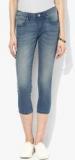 Lee Blue Washed Capri Women