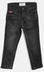 Lee Cooper Black Mid Rise Slim Fit Jeans boys