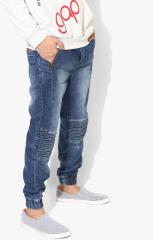 Lee Cooper Blue Solid Joggers men