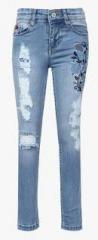 Lee Cooper Light Blue Regular Fit Jeans girls