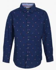 Lee Cooper Navy Blue Slim Fit Casual Shirt boys