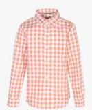 Lee Cooper Peach Slim Fit Casual Shirt Boys