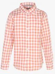 Lee Cooper Peach Slim Fit Casual Shirt boys