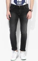 Lee Dark Grey Washed Skinny Fit Jeans men