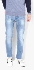 Lee Light Blue Mid Rise Regular Fit Jeans men