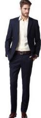 Lee Marc Blue Solid Suit men