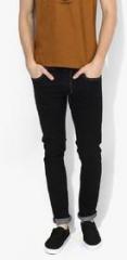 Lee Navy Blue Solid Low Rise Skinny Fit Jeans men