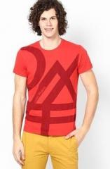 Lee Red Crew Neck T Shirt men