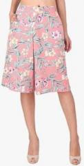 Lemon Chillo Pink Printed Capri women