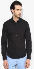 Levis Black Printed Casual Shirt men