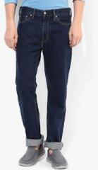 Levis Blue Mid Rise Slim Fit Jeans men