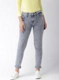 Levis Blue Skinny Fit Mid Rise Clean Look Jeans Women