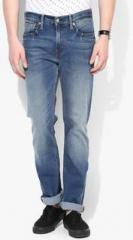 Levis Blue Washed Slim Fit Jeans men