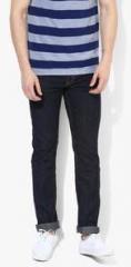 Levis Navy Blue Low Rise Slim Fit Jeans men