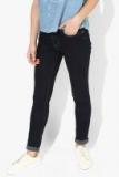 Levis Navy Blue Mid Rise Super Skinny Fit Jeans Women