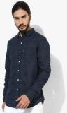 Levis Navy Blue Printed Regular Fit Casual Shirt Men