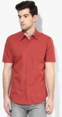 Levis Rust Solid Regular Fit Casual Shirt men