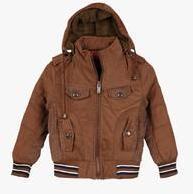 Lilliput Brown Winter Jacket boys