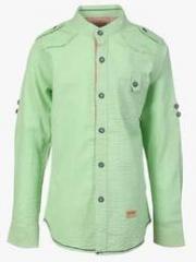 Lilliput Green Casual Shirt boys