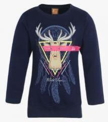 Little Kangaroos Navy Blue Sweatshirt girls