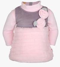 Little Kangaroos Pink Casual Dress girls