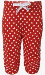 Little Kangaroos Red Leggings girls