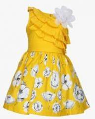 Little Kangaroos Yellow Casual Dress girls