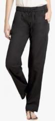 Loco En Cabeza Black Solid Pant women