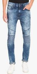 Locomotive Blue Washed Slim Fit Jeans men